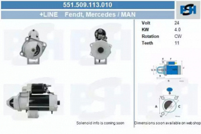 CV PSH 551509113010 -  Стартер